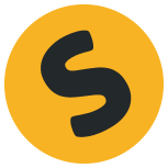 The second s in the sesha logo